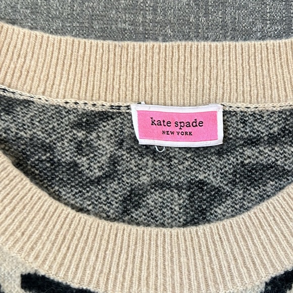 Kate Spade Leopard Bow Sweater - Picture 13 of 16